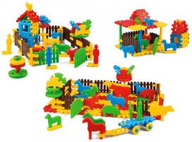 konstruktorius marioinex - Marioinex Rural Farm 240pcs 900864 - 2 nuotrauka