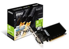geforce gt 710 - MSI GeForce® GT 710, 2GB DDR3 (64 Bit), HDMI, DVI, D-Sub - 1 nuotrauka