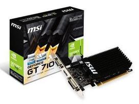 geforce gt 710 - MSI GeForce® GT 710, 2GB DDR3 (64 Bit), HDMI, DVI, D-Sub - 3 nuotrauka