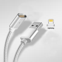 Pirkti Magnetinis USB kabelis "Lightning" pilkos spalvos 1.0m - Photo 1