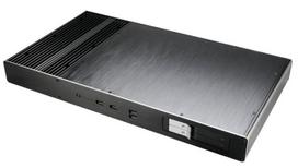 mini itx korpusas - Akasa Galileo TU 1U Case Black - 2 nuotrauka