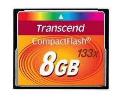 spartsvan - Atminties kortelė Transcend CF 8GB, Sparta iki 133x - 2 nuotrauka