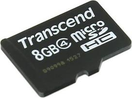 microtas - Atminties kortelė Transcend microSDHC 8GB CL4 - 2 nuotrauka