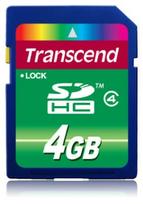 Atminties kortelė Transcend SDHC 4GB CL4