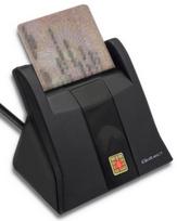 smart card skaitytuvas - QOLTEC Smart chip ID card scanner USB | 50643 - 3 nuotrauka