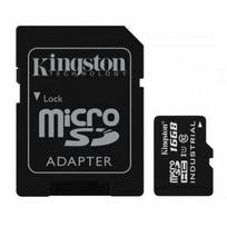 micro sd kortele 16 gb - Kingston 16GB microSDHC UHS-I Class 10 Industrial Temp Card + SD Adapter - 3 nuotrauka