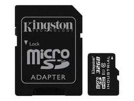 sd card 32gb - Kingston 32GB microSDHC UHS-I Class 10 Industrial Temp Card + SD Adapter - 2 nuotrauka