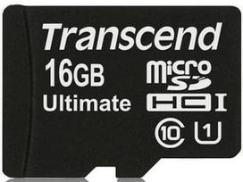 Atminties kortelė Transcend microSDHC 16GB UHS1 600x