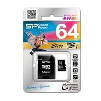 4gb micro sd - Silicon Power Elite 64GB, Class UHS-I, SD adapter, Micro SDXC - 4 nuotrauka
