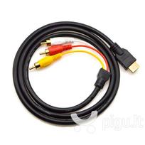 Riff HDMI Male to 3RCA Audio & Video Cable 1m Black