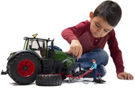 modeliukai traktoriai - Sunkioji technika Bruder Fendt X 1000 Tractor 04041, įvairių spalvų - 3 nuotrauka