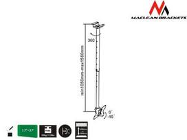 lcd stovas - Maclean MC-580 hight quality celling TV LCD / LED  Screens Bracket - 2 nuotrauka
