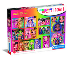 CLEMENTONI dėlionė 10in1 Rainbow High, 20273