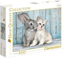 Clementoni Cat & Bunny 500pcs 35004