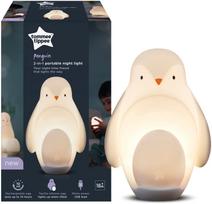 naktine lempa sviestuvai - Naktinis šviestuvas Tommee Tippee Penguin, balta - 5 nuotrauka