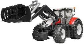 modeliukai traktoriai - Sunkioji technika Bruder Steyr 6300, juoda - 2 nuotrauka