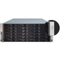 4u korpusas - Inter-Tech 4U 4424 Silver/Black (Sidabrinis/Juodas) - 2 nuotrauka