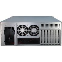 4u korpusas - Inter-Tech 4U 4424 Silver/Black (Sidabrinis/Juodas) - 3 nuotrauka