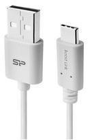 Silicon Power Cable USB-C / USB 1m White