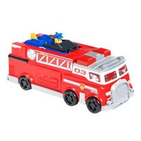 paw patrol gaisrine - Komplektas Spin Master Paw Patrol Fire Truck & Police Car With Chase 6063231, įvairių spalvų - 4 nuotrauka