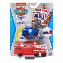 paw patrol gaisrine - Komplektas Spin Master Paw Patrol Fire Truck & Police Car With Chase 6063231, įvairių spalvų - 6 nuotrauka