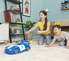 paw patrol masina - Žaislinis automobilis Spin Master Paw Patrol Larger Than Life Vehicle Chase 6060418, mėlyna/balta - 5 nuotrauka