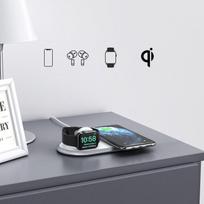 ikrovikliai type 2 - Choetech 2in1 Bevielis telefono ir Apple Watch įkroviklis (MFI)  (T317) - 2 nuotrauka
