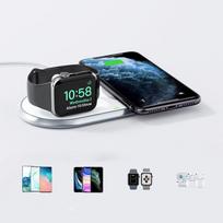 ikrovikliai type 2 - Choetech 2in1 Bevielis telefono ir Apple Watch įkroviklis (MFI)  (T317) - 3 nuotrauka
