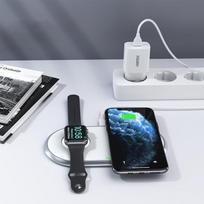 ikrovikliai type 2 - Choetech 2in1 Bevielis telefono ir Apple Watch įkroviklis (MFI)  (T317) - 7 nuotrauka