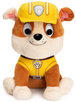 Pliušinis žaislas Spin Master Paw Patrol Rubble, rudas/geltonas, 22 cm
