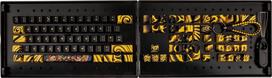 keycaps juodi -  Traitors TIGER SKETCH Limited Keycap Set, 109 keys, juoda - 2 nuotrauka