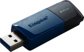 usb drives 64gb - Kingston DataTraveler Exodia M, 64 GB (Mėlyna) - 4 nuotrauka