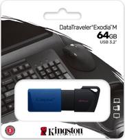 usb drives 64gb - Kingston DataTraveler Exodia M, 64 GB (Mėlyna) - 6 nuotrauka