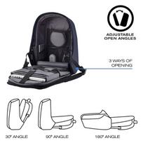 xd design -  XD Design Bobby Hero Anti-Theft, tamsiai mėlyna, 20 l, 17" - 8 nuotrauka