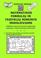 Matematikos formulių ir taisyklių rinkinys moksleiviams