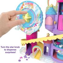 leliu baldai - Lėlių namelis Mattel Polly Pocket Rainbow Funland Theme Park GYK44 - 3 nuotrauka