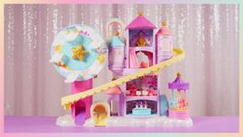 leliu baldai - Lėlių namelis Mattel Polly Pocket Rainbow Funland Theme Park GYK44 - 9 nuotrauka