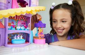 leliu baldai - Lėlių namelis Mattel Polly Pocket Rainbow Funland Theme Park GYK44 - 10 nuotrauka