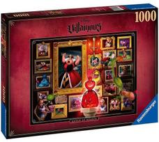 alisa stebuklu salyje - Dėlionė Ravensburger Villainous Queen of Hearts 15026, 1000 vnt. - 2 nuotrauka