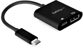 usb c to displayport 1.4 kabelis - StarTech USB-C to DisplayPort Adapter w/ PD - 1 nuotrauka