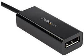 usb c to displayport 1.4 kabelis - StarTech USB Type-C To DisplayPort Adapter Black - 3 nuotrauka