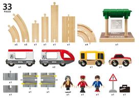 gelezinkeliams - BRIO kelių ir geležinkelių rinkinys, 33209 - 5 nuotrauka