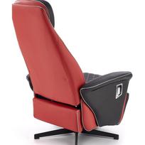 raudonas fotelis - Fotelis Halmar Camaro Black/Red, 77x72x112 cm - 5 nuotrauka