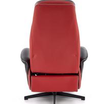 raudonas fotelis - Fotelis Halmar Camaro Black/Red, 77x72x112 cm - 7 nuotrauka