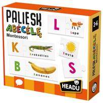 HEADU „Montessori“ žaidimas „Paliesk abėcėlę“, lietuvių k.