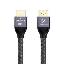 Pirkti Ugreen  WHDMI-10 Hdmi 2.1 Braided Cable 1m male/male 8K 60hz / 4K 120Hz 3D ARC 48Gbps Durable Silver - Photo 1
