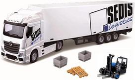bburago mercedes - Bburago Haulers Mercedes Truck 18-31471, įvairių spalvų - 1 nuotrauka