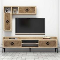 tv staliukas oak - Kalune Design TV vienetas Samba - Oak - 2 nuotrauka