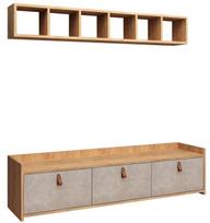 Sekcija Kalune Design Sleppa, ruda/pilka