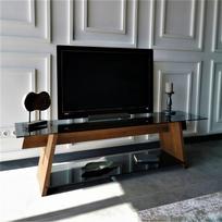graikiniai riesutai - TV staliukas Kalune Design 552(I), rudas/pilkas - 7 nuotrauka